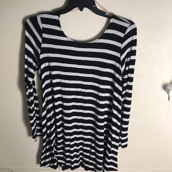 Heart & Hips Dresses & Skirts - Long Sleeve Striped Dress